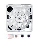 JACUZZI SANTORINI 215x215x92 white pearl