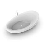 TINA PARA BAÑO LEONARDO 1.76x0.86x0.78M ACRIL BL - Imagen 2