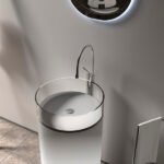 MUEBLE PARA BAÑO CON LAVAMANOS Y ESPEJO AUER .45x.25x1.0 MT - Imagen 4