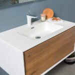 MUEBLE PARA BAÑO CON ESPEJO Y LAVAMANOS FURLA 0.90x0.48x0.40M - Imagen 5