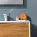 MUEBLE PARA BAÑO CON ESPEJO Y LAVAMANOS FURLA 0.90x0.48x0.40M - Imagen 3