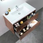 MUEBLE PARA BAÑO CON ESPEJO Y LAVAMANOS SLICE 0.99x0.47x0.50M - Imagen 5