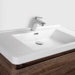 MUEBLE PARA BAÑO CON ESPEJO Y LAVAMANOS HAPPY 0.99x0.47x0.45M - Imagen 3