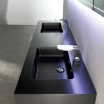 MUEBLE PARA BAÑO CON ESPEJO Y LAVAMANOS FELIX 0.75x0.48x0.55M - Imagen 3