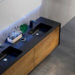 MUEBLE PARA BAÑO CON ESPEJO Y LAVAMANOS FELIX 0.75x0.48x0.55M - Imagen 7