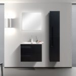 MUEBLE PARA BAÑO CON ESPEJO Y LAVAMANOS VITALE 0.70x0.45x0.50M