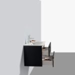 MUEBLE PARA BAÑO CON ESPEJO Y LAVAMANOS VITALE 0.90x0.45x0.50M - Imagen 3